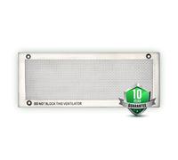 Rat Mesh Pest Proofing Air Brick Cover- Mousemesh-Original - Small Stainless Steel 260mm(W) X 110mm(H) Fully Air Flow Tested.