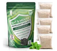 Rat & Mouse Repellent Sachets 5 Pack Effective Mouse Repellent for Home & Outdoor Use - Mice Deterrent Sachets Infused with Peppermint Oil - Natural Rat Repellent for Indoor and Outdoor