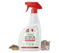 Rat & Mouse Repellent Spray 500ml - Plant-Based Peppermint Oil Spray for Rats - Indoor & Outdoor Use - Natural Mouse Repellent for Home, Garden, Garage & Car Engines - Ready to Use Anti Rodent