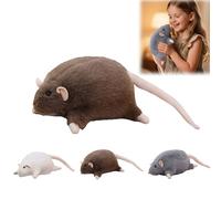 Rat Plush,Rat Plush,Extra Thicc Fat Rats Toy,Soft Stuffed Animal With Ultra-Soft Cozy Fabric, Large Size Fluffy, Realistic Cute Rats Pillow, Perfect for Sofa Bed And Warm Home Room Decor (C, 70cm)