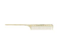 Rat Tail Comb, Hair Comb 22.5cm Multi-Functional Aluminum with Precision Pintail Design Parting Combs For Braiding Hair For Hair Styling and Coloring (Gold #12)