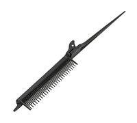 Rat Tail Teasing Clip Comb Professional Black Hair Salon Plastic Highlighting Comb Hair Styling Tool
