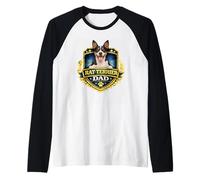 Rat Terrier Dad Design Funny Rat Terrier Dog Lovers Raglan Baseball Tee