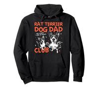 Rat Terrier Dog Dad Club Men Father's Day Pullover Hoodie