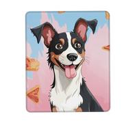 Rat Terrier Dog Mouse Pad with Non-Slip Rubber Base 7.9 x 9.5 in Mouse Mat with Stitched Edge Gaming Mousepad for Wireless Mouse Computer Laptop Home Office Desk Pad