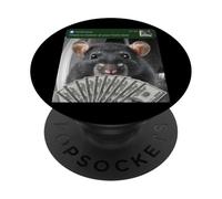 Rat There Is Motion At Your Front Door Mouse Silly PopSockets Adhesive PopGrip