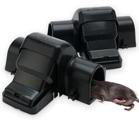 Rat Traps Indoor and Outdoor - 2 Pack Dual-Entry Large Rat Trap Outdoor and Indoor for Home, Garden and Restaurant with 99.9% Trap Rate | Easy to Use Rodent Traps with Safe Hands Free Design