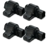 Rat Traps Indoor and Outdoor - 4 Pack Dual-Entry Large Rat Trap Outdoor and Indoor for Home, Garden and Restaurant with 99.9% Trap Rate | Easy to Use Rodent Traps with Safe Hands Free Design - UCatch