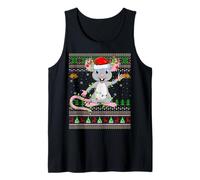 Rat Ugly Christmas Sweaters Holiday Santa Cute Xmas Tank Top