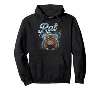 Rat Vintage 90s Retro Funny Rat Lover Mouse 80's Rodents Pullover Hoodie