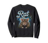 Rat Vintage 90s Retro Funny Rat Lover Mouse 80's Rodents Sweatshirt