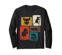 Rat Vintage Collage Rodent Keeper Long Sleeve T-Shirt