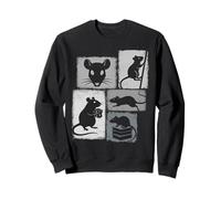Rat Vintage Collage Rodent Keeper Sweatshirt