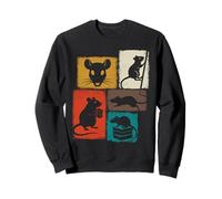 Rat Vintage Collage Rodent Keeper Sweatshirt