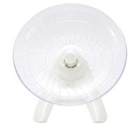Rat Wheel Silent Hamster Wheel, Flying Disk Rat Exercise Toy for Syrian, Dwarf Hamsters, Gerbils, Rats and Hedgehogs White