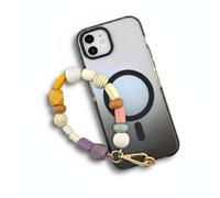RATASK Beaded Phone Strap, Acrylic Beaded Mobile Phone Wris Strap, Keychain Accessory, Decorative Pendant, Made with Durable Metal String for Extra Strength and Security