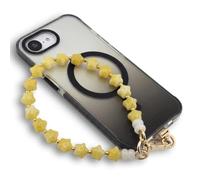 RATASK Beaded Wrist Strap, Acrylic Beaded Phone Charm, Keychain Accessory, Decorative Pendant, Made with Durable Metal String for Extra Strength and Security