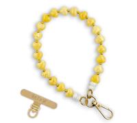 RATASK Beaded Wrist Strap, Acrylic Beaded Phone Charm, Keychain Accessory, Decorative Pendant, Made with Durable Metal String for Extra Strength and Security