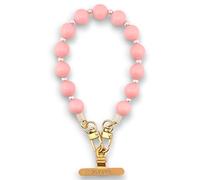 RATASK Mobile Phone Beaded Wrist Strap, Acrylic Bold Beaded Mobile Phone Strap, Made with Durable Metal String for Extra Strength and Security, including Metal Tether Tab