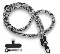 RATASK Shoulder Lanyard Strap for Mobile Phones, Camera, ID card Holder, Badge Holder,Body strap lanyard, over the shoulder strap lanyard, 10mm diameter, 45cm length (Zebra)