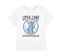 Ratatouille Boy's Disney Pixar Remy Little Chef T Shirt, White, 7-8 Years