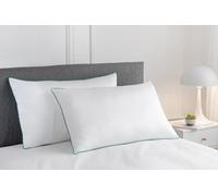 RATAZ Bamboo Duvet with Green Piping, 4.5 Tog & 10.5 Tog, Single, Double, King, Super King, Anti-Bacterial Quilt, 100% Bamboo Fabric, Microfibre Filling, All Seasons (2 Pillows, Pillow)