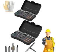Ratchet 24-in-1 Screwdriver Set Precision Meets Versatility, 24 in 1 Magnetic Ratchet Screwdriver Set, Multi Bit Ratcheting Screw Driver Sets for Furniture Computer Work (2)
