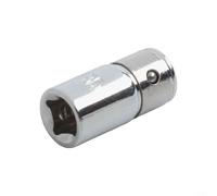 Ratchet Adapter Socket Converter for Screwdriver Bit, Compliant with ISO/ANSI Standards, 6 Sizes Offered (1/4 * 1/4(U-shaped mouth))