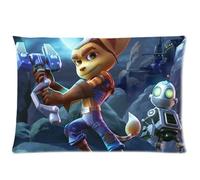 Ratchet And Clank Movie Pillowcases Custom Pillow Case Cushion Cover 20 X 30 Inch Two Sides