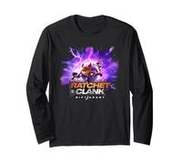 Ratchet and Clank Rift Apart Portal Jump Video Game Long Sleeve T-Shirt