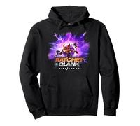 Ratchet and Clank Rift Apart Portal Jump Video Game Pullover Hoodie
