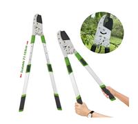 Ratchet Anvil Lopper Telescopic Tree Branches Pruner Extending Garden