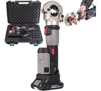 Ratchet Cable Cutter Tool Hydraulic Wire Electric Hydraulic Wire Crimper, 18V 4000mah Battery Powered Hydraulic Rechargeable Hydraulic Crimping Tool
