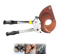 Ratchet Cable Cutters, Portable Cable Scissors with Retractable Handle for Cutting Copper Aluminum Wire up to 100mm, Heavy Duty Pliers for Electricians