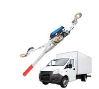 Ratchet Cable Puller - Manual Winch with Double Hook, Strong Tension Tow Tow Puller in Industrial Quality for Installing Railing Constructions in the Garden to Ensure Stability