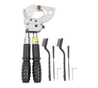 Ratchet Cable Wire Cutter, Heavy Duty Wire Cutter Tool Cut up to Φ30mm for Copper Aluminum Core Armored Cable (J40)