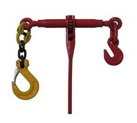 Ratchet Chain Load Binder Kit 10MM - 13MM (Tie Down Lashing Grab Sling Hook) (10MM Clevis Sling Hook with Chain)