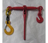 Ratchet Chain Load Binder Kit 10MM - 13MM (Tie Down Lashing Grab Sling Hook) (13MM Clevis Sling Hook with Chain)