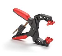 Ratchet Clamp 38mm by Hultafors I with Ergonomic Handle I One Handed Function I Durable Tool with Swivel Pressure Plates for Flexible & Secure Clamping I 525383