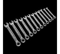 Sealey AK63922 Ratchet Combination Spanner Set 12Pc - Metric - Platinum Series