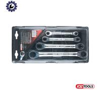 KS Tools 503.4364 Gear+ Dbl Ring Ratchet Spanner (4 Pieces) E6-E24