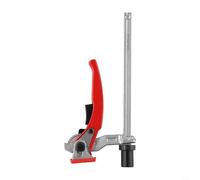 Ratchet Function Woodworking Table Clamp, Fits 3/4 Inch Dog Holes, Chrome Vanadium Steel, Enhanced Stability with Self Aligning Jaw (19mm)