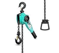 Ratchet Lever Hoist, Alloy Steel 3 Ton Manual Ratchet Lever Chain Hoist With 2 Hooks Multiple Sizes(10FT(3M))