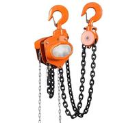 Ratchet Lever Hoist, Manual Chain Hoist Double Hook 360 Rotation 1-10 Ton Capacity Chain 3-12m(1t With 6m Chain)