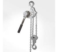 Ratchet Lever Hoist, Manual Chain Hoist Lever Set with Rotating Hooks Multiple Sizes(0.75t With 1.5m Chain)