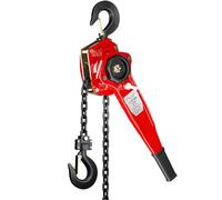 Ratchet Lever Hoist, Manual Ratchet Lever Chain Hoist, 2 Hooks, Double Pawl Alloy Steel Brake, 1.5-6 ton 5-20 ft(3ton-10ft)