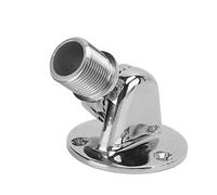 Ratchet Rail Mount, Marine VHF Antenna Mounts,Antenna Mount Ratchet Antennas Bracket 25mm/1.0in 316 Stainless Steel Adjustable Base Mount for Boat