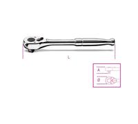 RATCHET REVERSIBLE WITH BASE PAINTING MALE 3/8" WITH HANDLE AT METALL