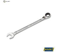 Chiave ad anello a cricchetto HAZET 606-10, uscita: doppio esagono esterno, larghezza tra i piani: 10 mm, angolo di lavoro (5 gradi), strumento per lavori di avvitamento stretti su biciclette
