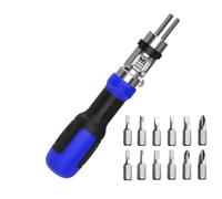 Ratchet Screwdriver | 13-in-1 Adjustable Magnetic Portable,Ratcheting Precision Screwdriver Set,for Mechanic Automotive Appliance HVAC Home Workshop